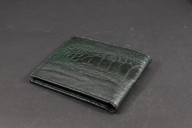FIRENZE 102 - OSTRICH LEG - DARK GREEN MATTE