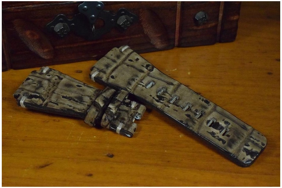 BR - ALLIGATOR NUBUCK - CORK BROWN FANTASY