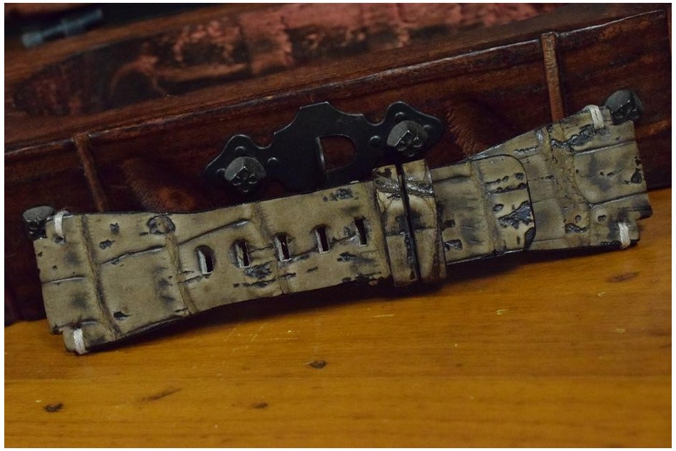 BR - ALIGATOR NUBUCK - MARRON CORCHO FANTASIA