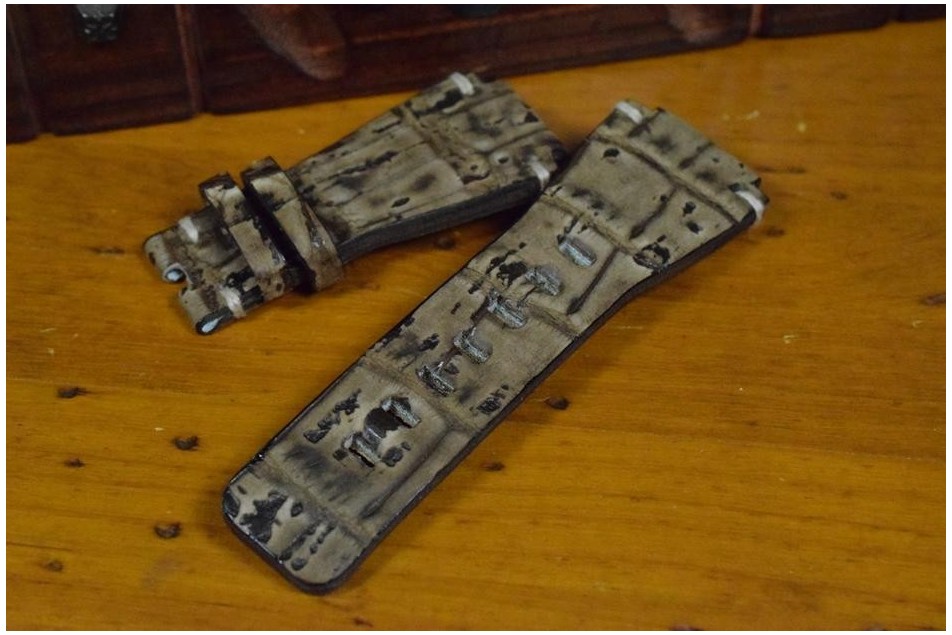 BR - ALLIGATOR NUBUCK - CORK BROWN FANTASY