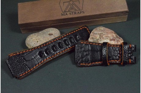 BR - OSTRICH LEG - NIRVANA BLACK ORANGE