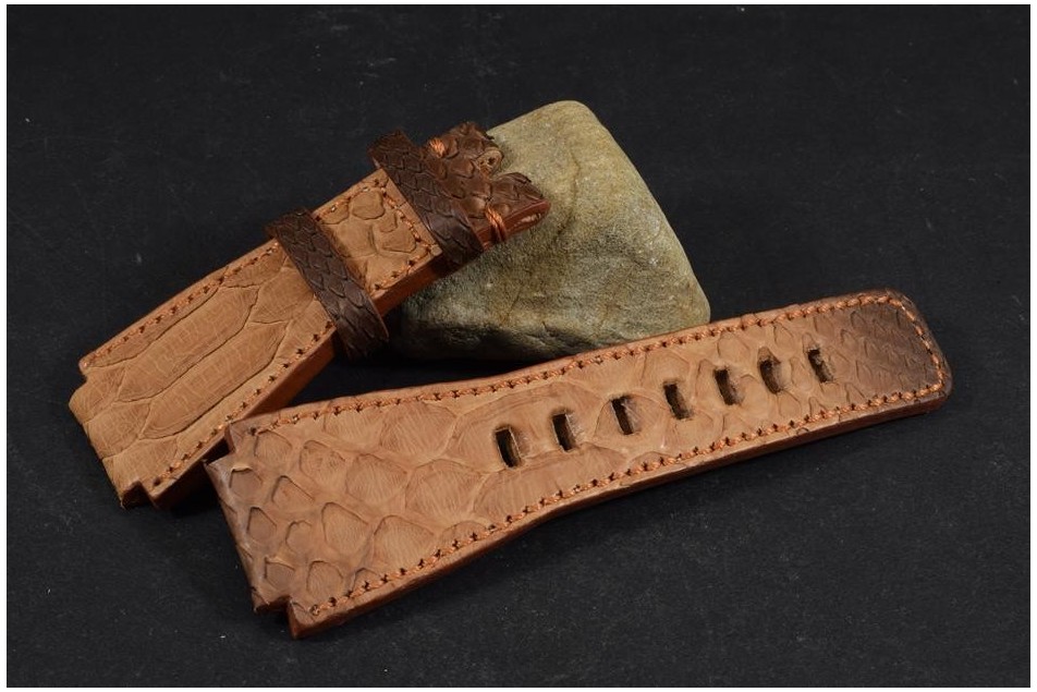 BR - PYTHON BELLY - TABAC BROWN