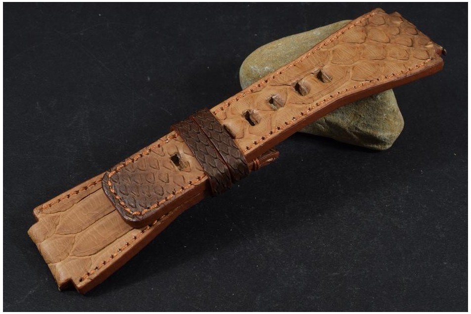 BR - PYTHON BELLY - TABAC BROWN
