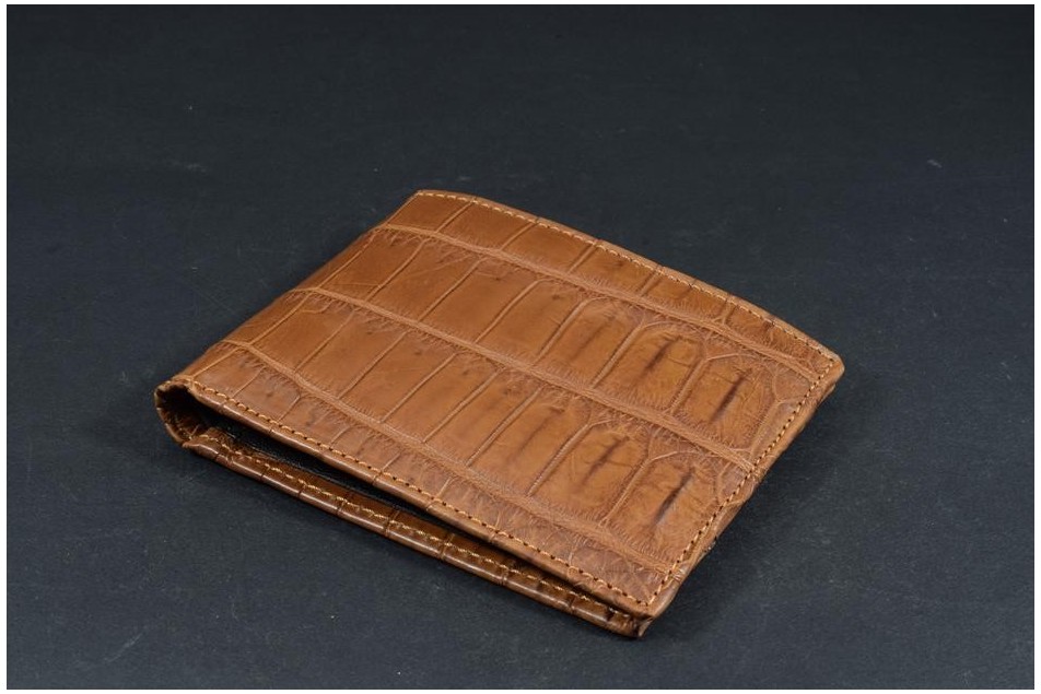 FIRENZE 92- ALLIGATOR - HAVANA BRAUN