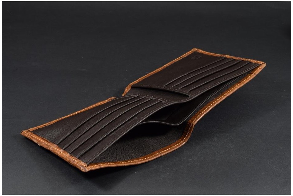 FIRENZE 92- ALLIGATOR - HAVANA BRAUN