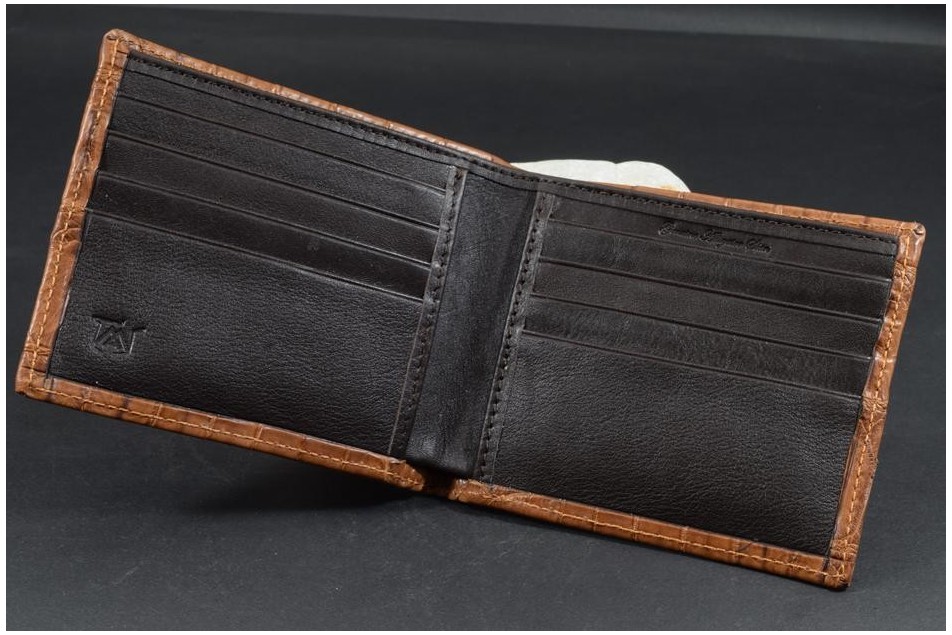 FIRENZE 92- ALLIGATOR - HAVANA BRAUN