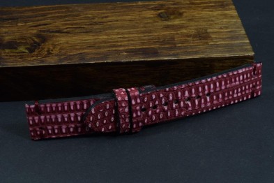 147 LIZARD - BURGUNDY SPOTT  22/22  115/75 MM