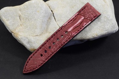 159 STRAUSSENBEIN NUBUK - WEINROT FANTASY 22/20  115/75 MM