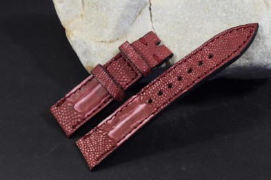 159 STRAUSSENBEIN NUBUK - WEINROT FANTASY 22/20  115/75 MM