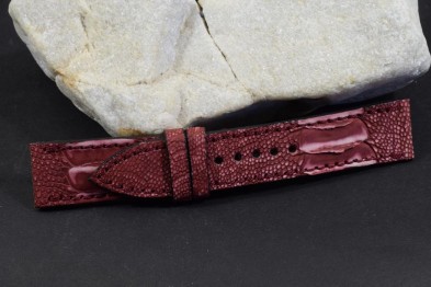 159 STRAUSSENBEIN NUBUK - WEINROT FANTASY 22/20  115/75 MM