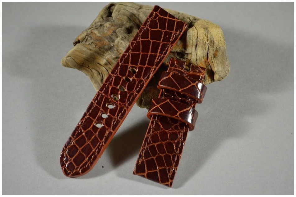 170 ALLIGATOR - BROWN TOBACCO  24/22  115/75 MM E