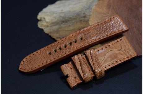 92 PATA AVESTRUZ - MARRON HAVANA 26/26  130/80 MM