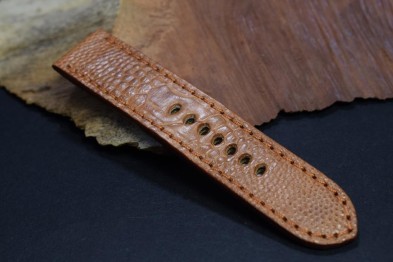 92 PATA AVESTRUZ - MARRON HAVANA 26/26  130/80 MM