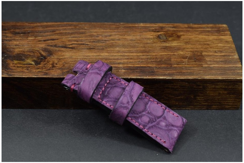 179 ALLIGATOR NUBUCK - PURPLE 24/22  130/80 MM