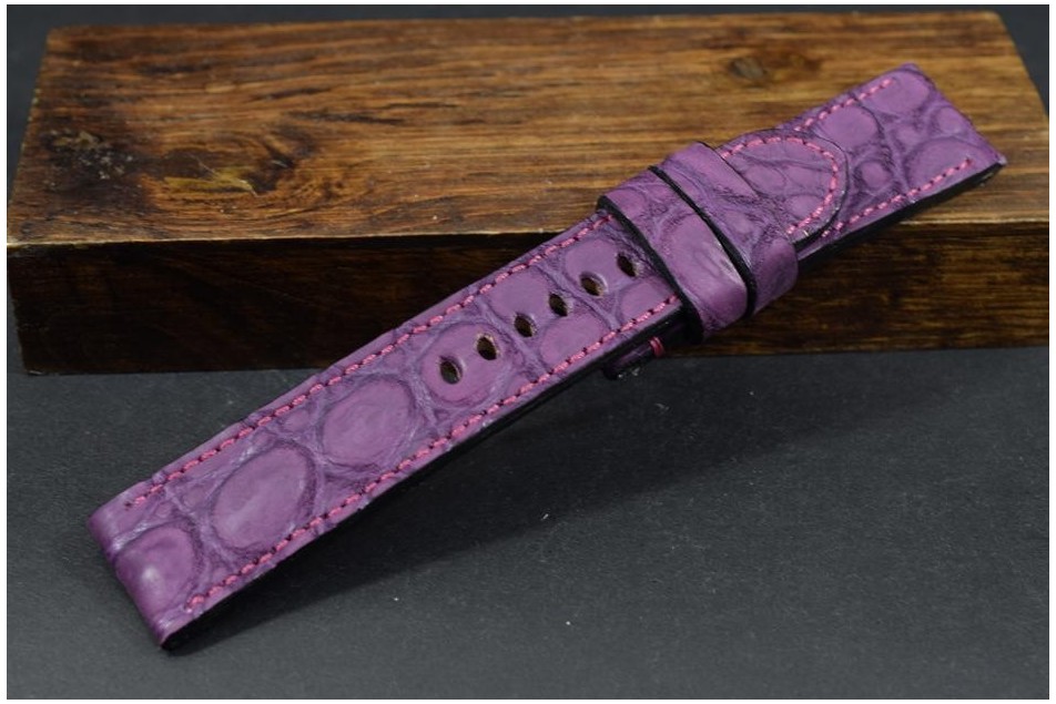 179 ALLIGATOR - NUBUK - VIOLETT 24/22  130/80 MM