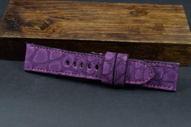 180 ALLIGATOR NUBUCK - PURPLE 24/22  115/75 MM
