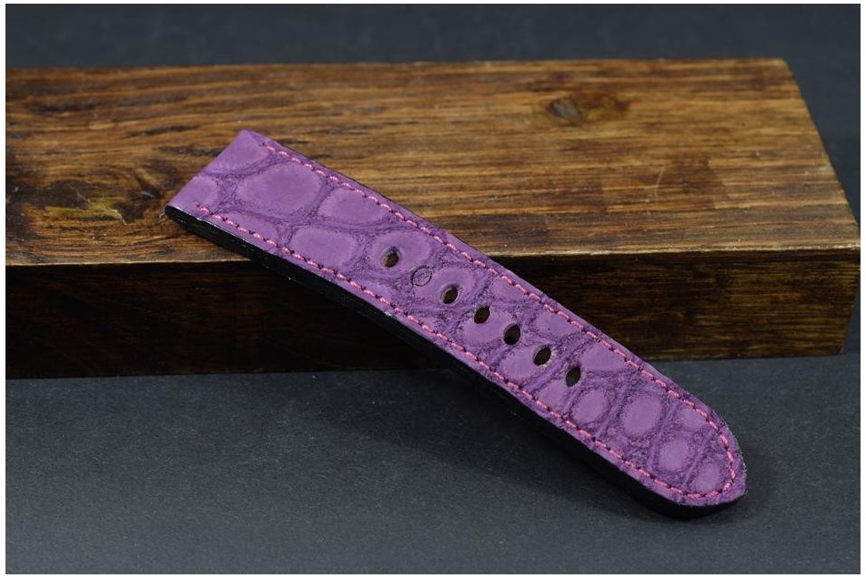 180 ALLIGATOR NUBUCK - PURPLE 24/22  115/75 MM