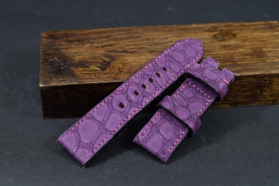 180 ALLIGATOR NUBUCK - PURPLE 24/22  115/75 MM