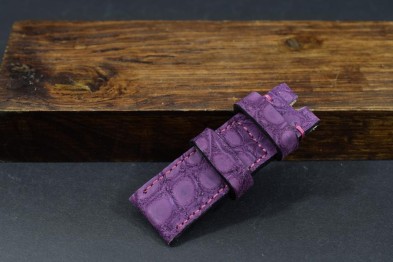 180 ALLIGATOR NUBUCK - PURPLE 24/22  115/75 MM