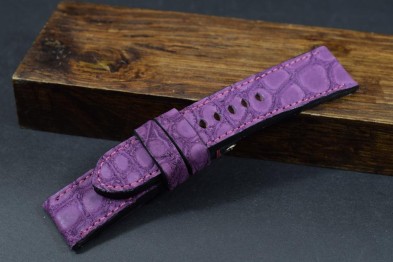 180 ALLIGATOR NUBUCK - PURPLE 24/22  115/75 MM