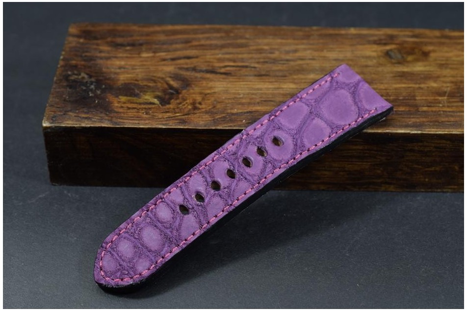 180 ALLIGATOR NUBUCK - PURPLE 24/22  115/75 MM