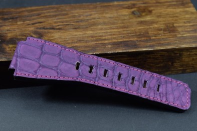 181 BELL & ROSS ALLIGATOR - NUBUK - VIOLETT 24/24  125/80 MM