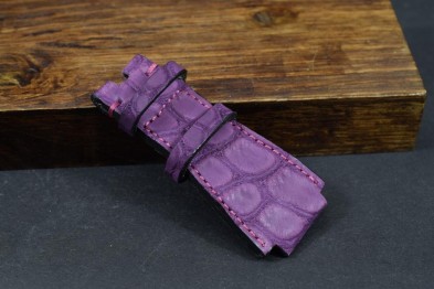 181 BELL & ROSS ALLIGATOR - NUBUK - VIOLETT 24/24  125/80 MM