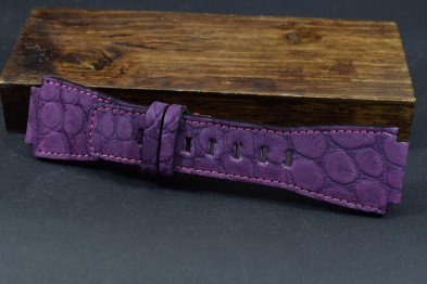 182 BELL & ROSS ALIGATOR ANOBUCADA VIOLETA 24/24  125/80 MM