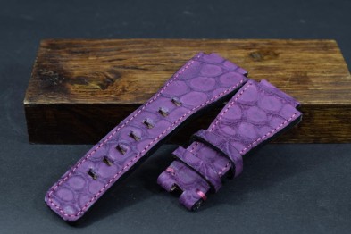 182 BELL & ROSS ALIGATOR ANOBUCADA VIOLETA 24/24  125/80 MM