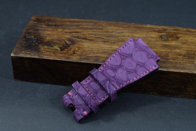 182 BELL & ROSS ALIGATOR ANOBUCADA VIOLETA 24/24  125/80 MM