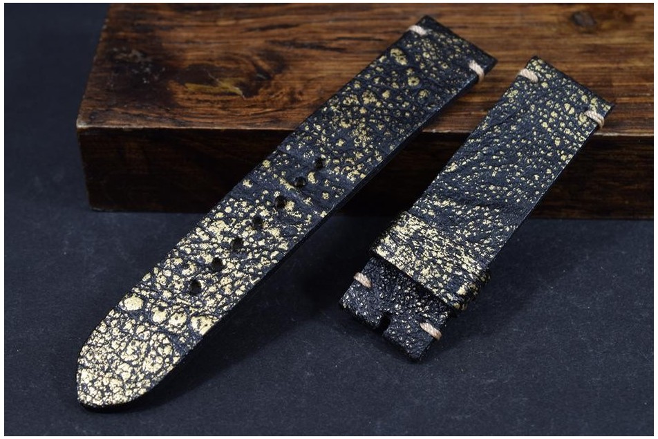193 KRÖTE - SCHWARZ GOLD 22/22 130/80 MM