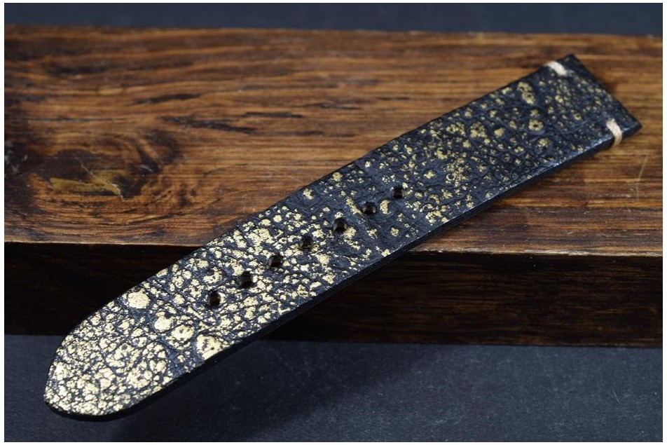 193 KRÖTE - SCHWARZ GOLD 22/22 130/80 MM