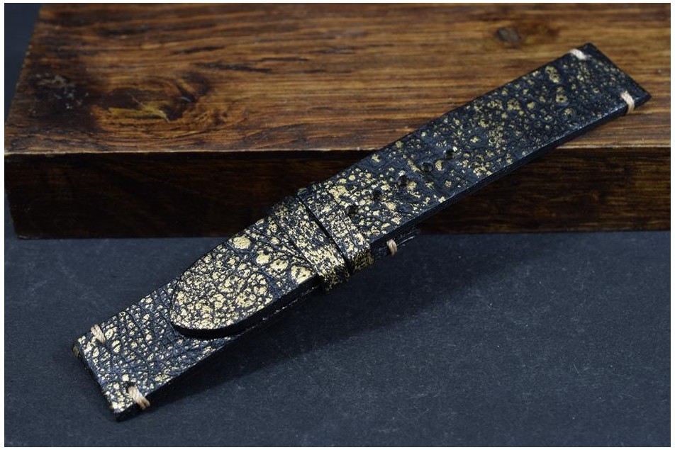 193 KRÖTE - SCHWARZ GOLD 22/22 130/80 MM