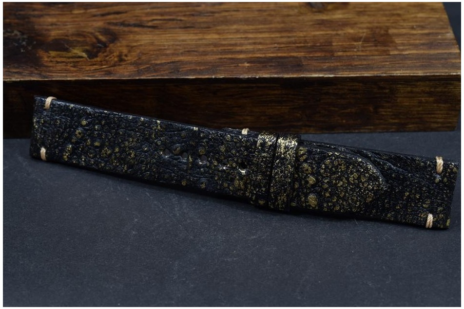 193 KRÖTE - SCHWARZ GOLD 22/22 130/80 MM