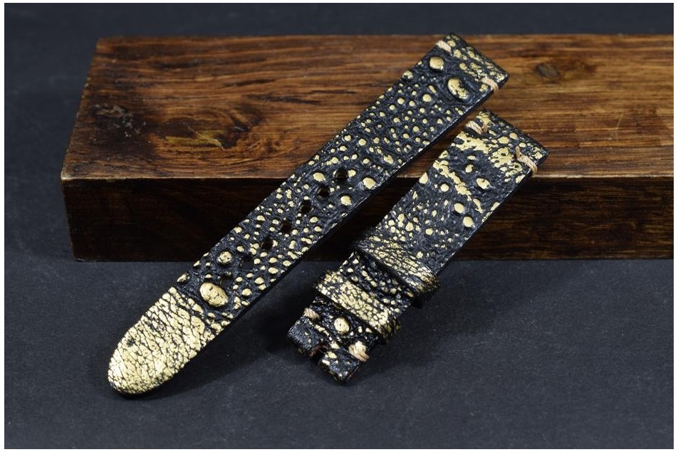 202 KRÖTE - SCHWARZ GOLD 20/18 130/80 MM