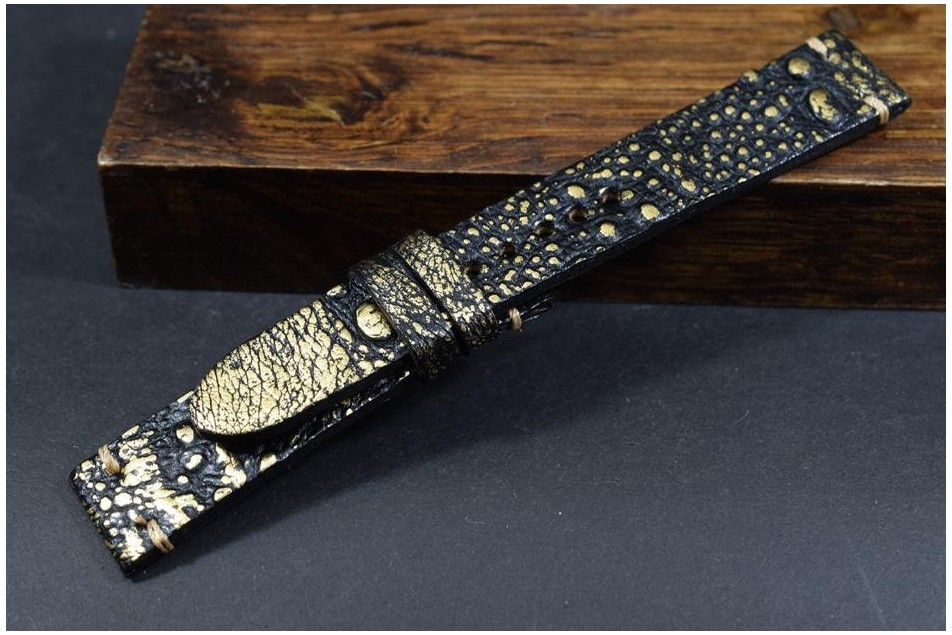 202 KRÖTE - SCHWARZ GOLD 20/18 130/80 MM
