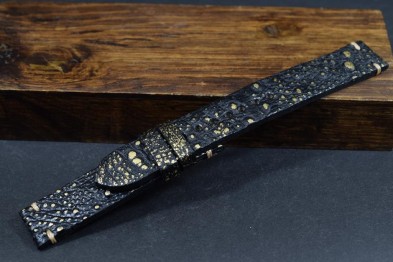 204 KRÖTE - SCHWARZ GOLD 18/18 130/80 MM