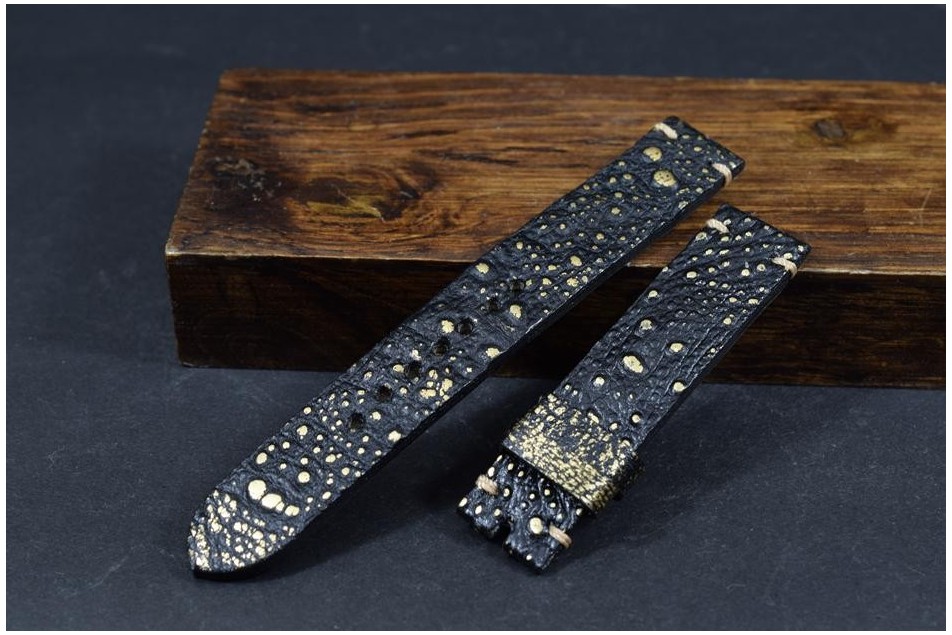 204 KRÖTE - SCHWARZ GOLD 18/18 130/80 MM