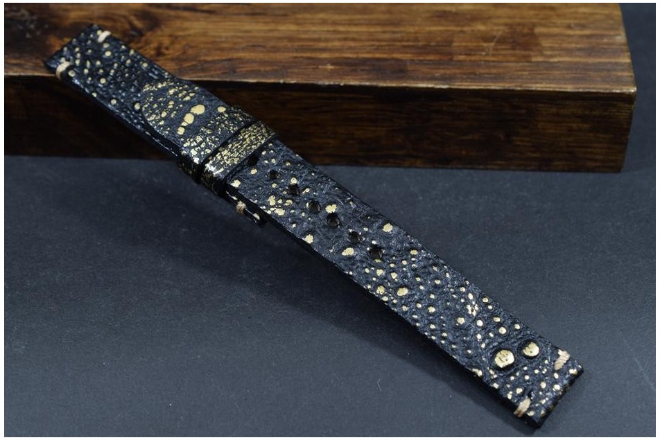 204 KRÖTE - SCHWARZ GOLD 18/18 130/80 MM