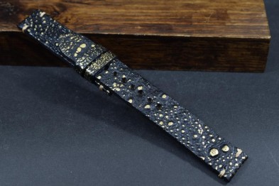 204 KRÖTE - SCHWARZ GOLD 18/18 130/80 MM