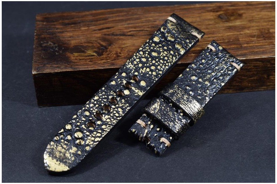 208 KRÖTE - SCHWARZ GOLD 24/22 130/80 MM
