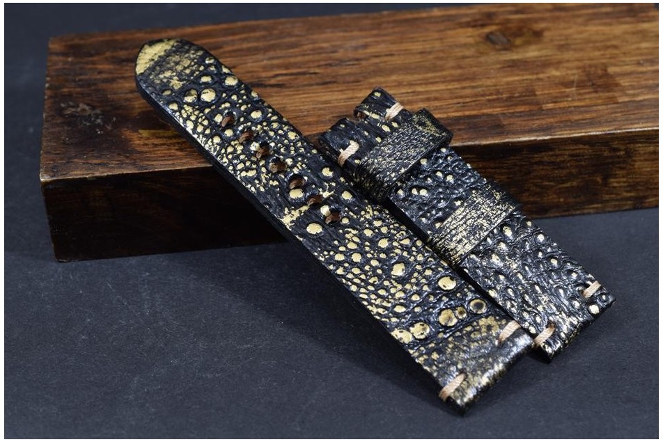 208 KRÖTE - SCHWARZ GOLD 24/22 130/80 MM