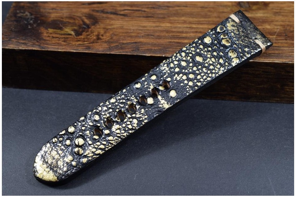 208 KRÖTE - SCHWARZ GOLD 24/22 130/80 MM