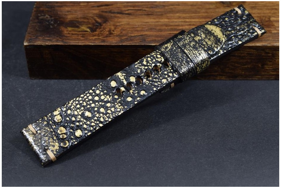 208 KRÖTE - SCHWARZ GOLD 24/22 130/80 MM