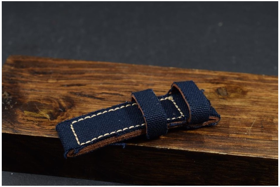 672 CANVAS - DARK BLUE 22/22 130/80 MM