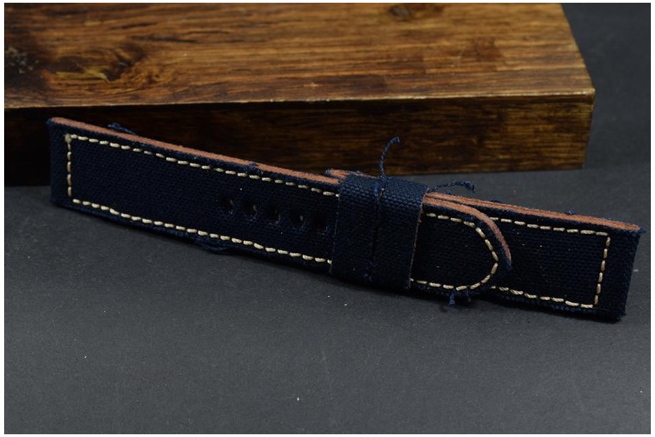 675 CANVAS - DARK BLUE 24/24 130/80 MM