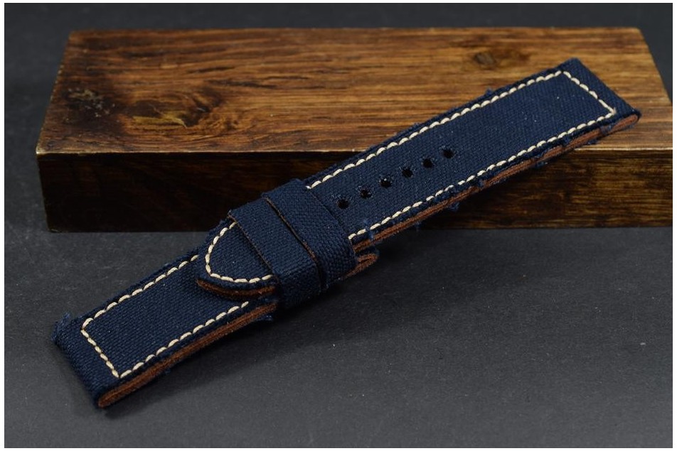 677 CANVAS - DUNKEL BLAU 26/26 130/80 MM