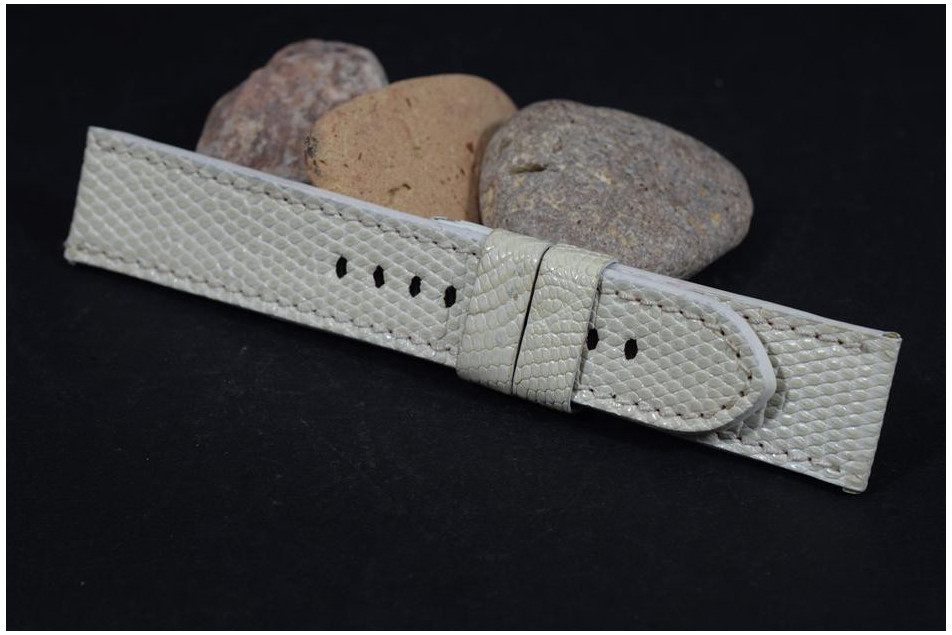 258 LIZARD - WHITE CREAM 24/22  130/80 MM