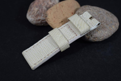 258 LIZARD - WHITE CREAM 24/22  130/80 MM