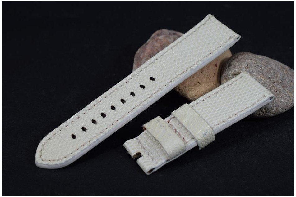 258 LIZARD - WHITE CREAM 24/22  130/80 MM